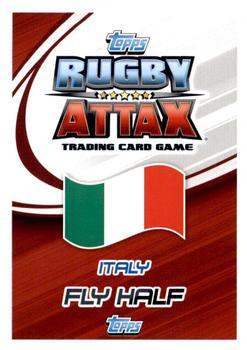 2015 Topps Rugby Attax #87 Kelly Haimona Back